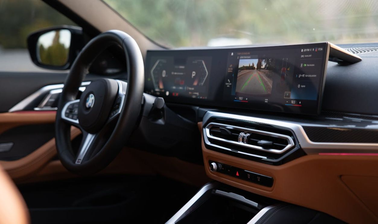 BMW Car Interior with Advanced Dashboard Technology