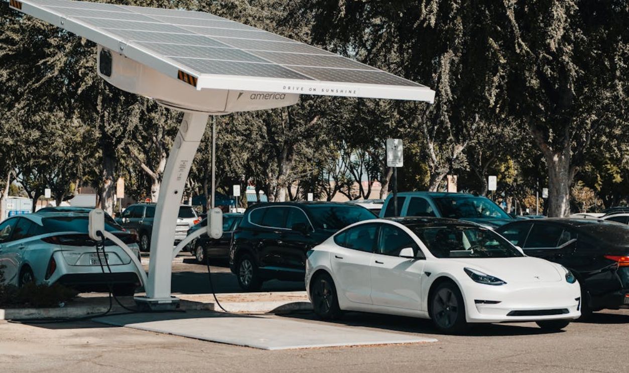 Electric Cars Charging on Stations