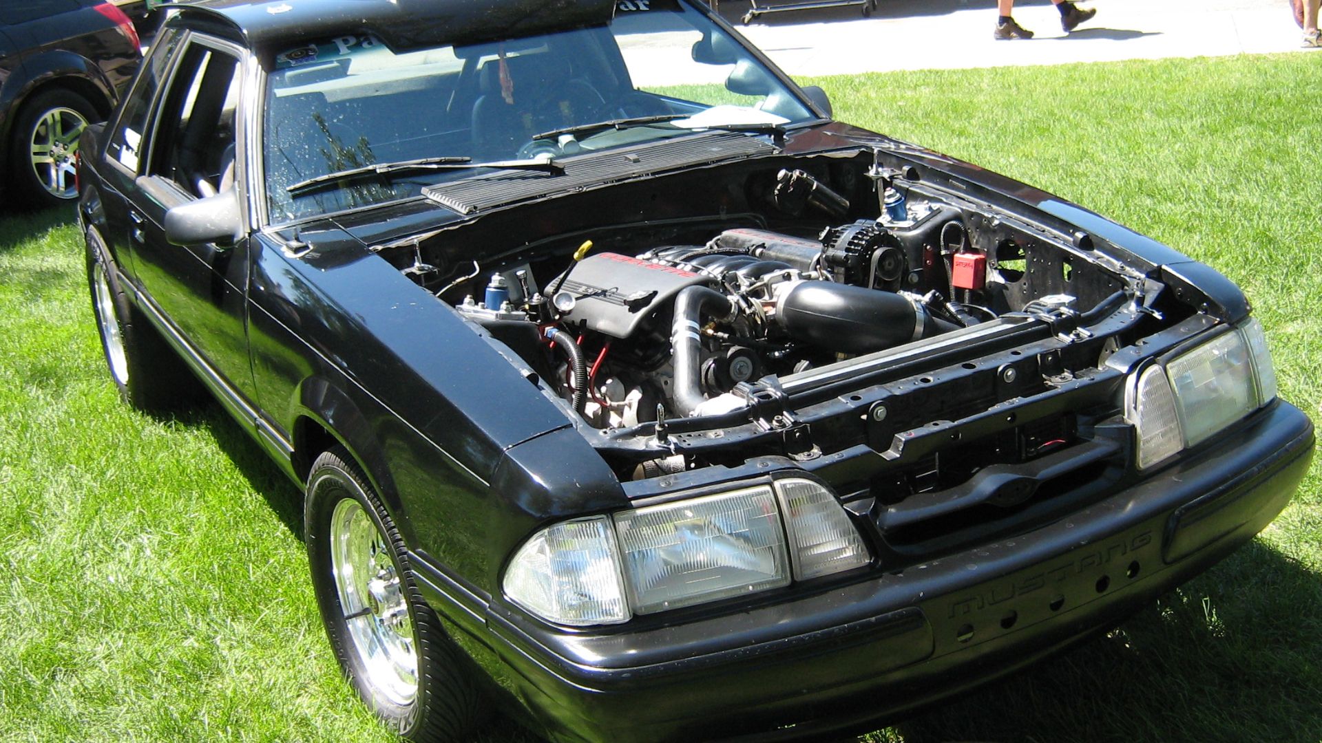 Ford Mustang with a Chevrolet LS1 V8