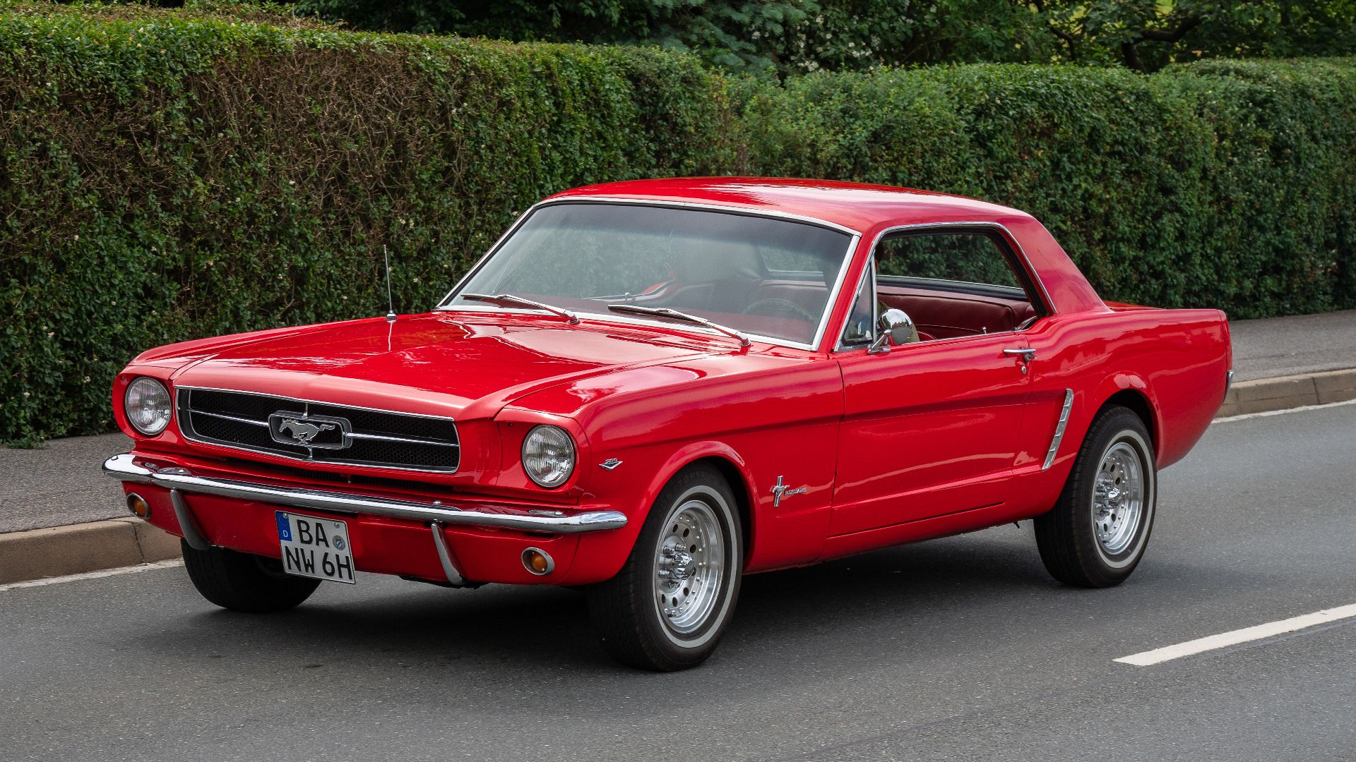 Ford Mustang BJ.1967 at the Oldtimertreffen Ebern