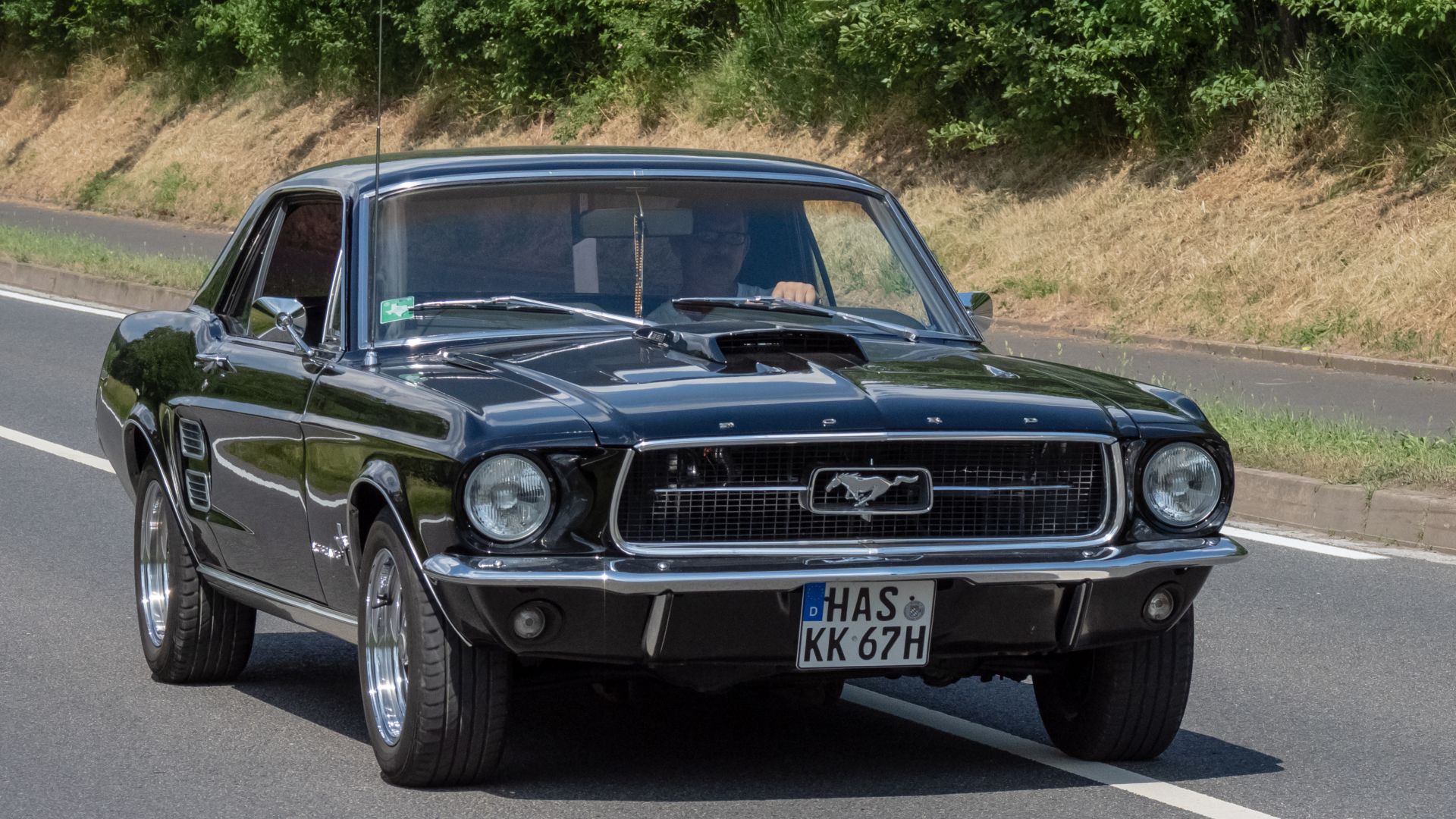 Ford Mustang BJ.1967 at the Oldtimertreffen Ebern
