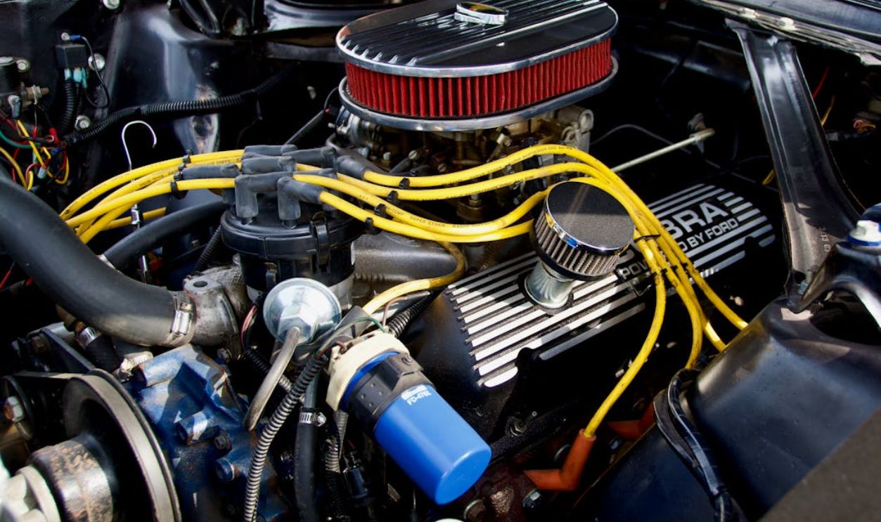 High-Performance Ford Engine Close-Up