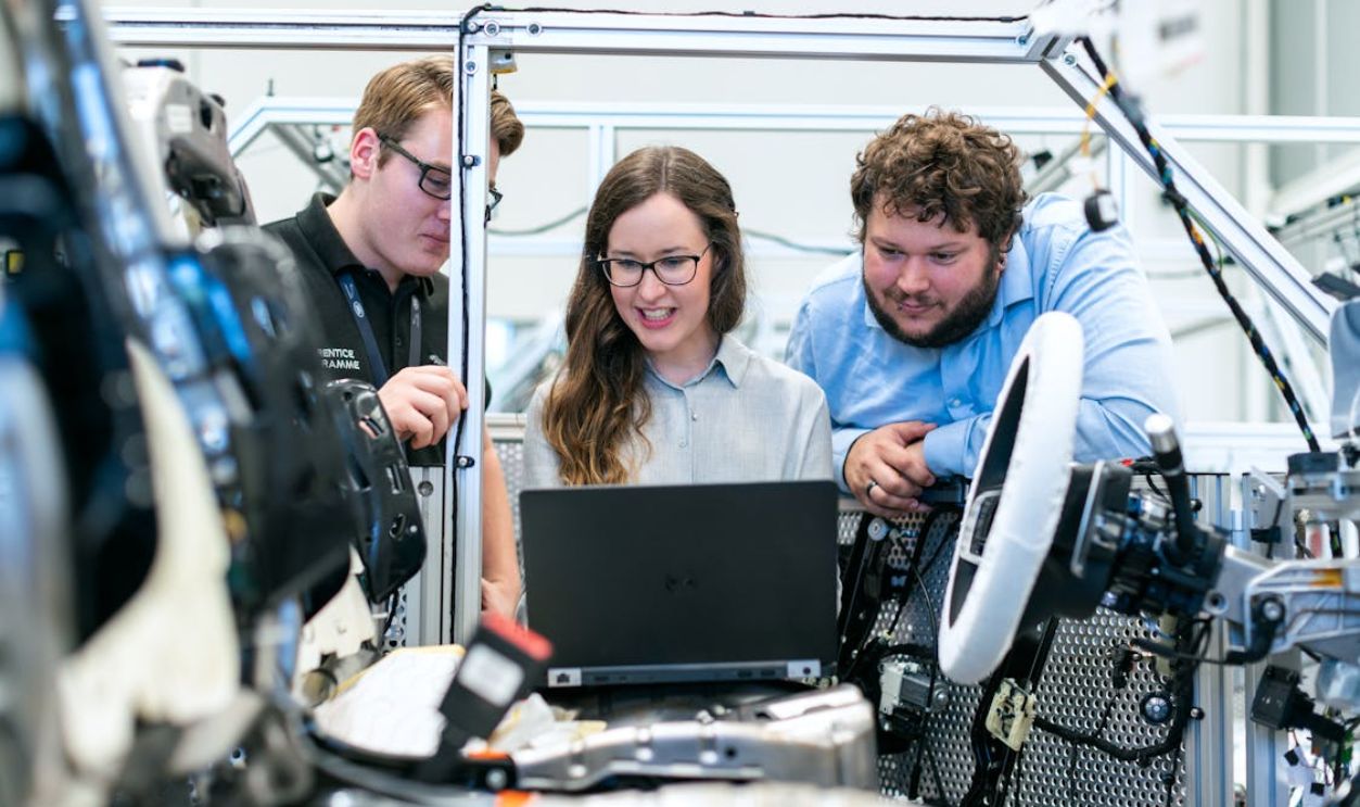 Engineers in Workshop