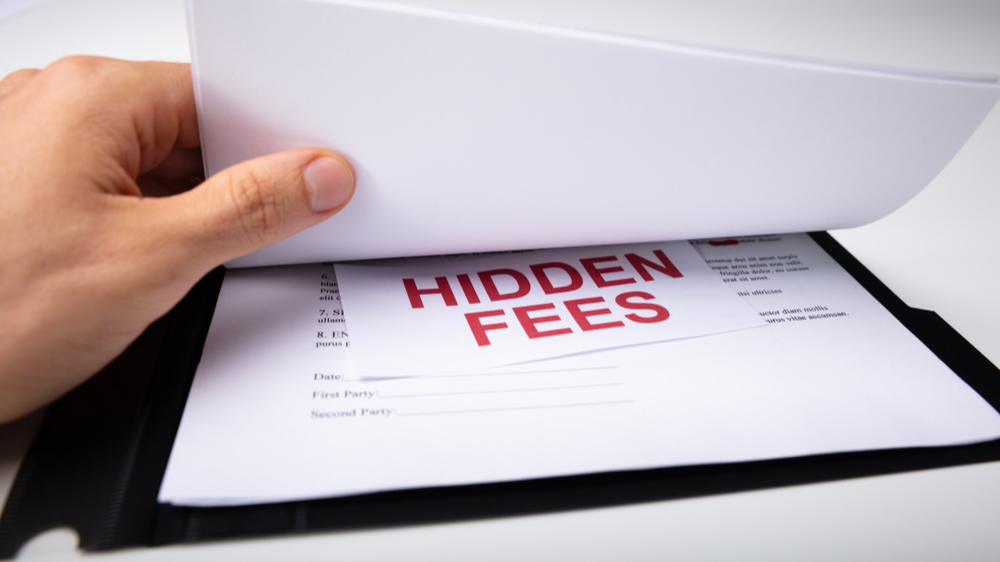 Hidden fees