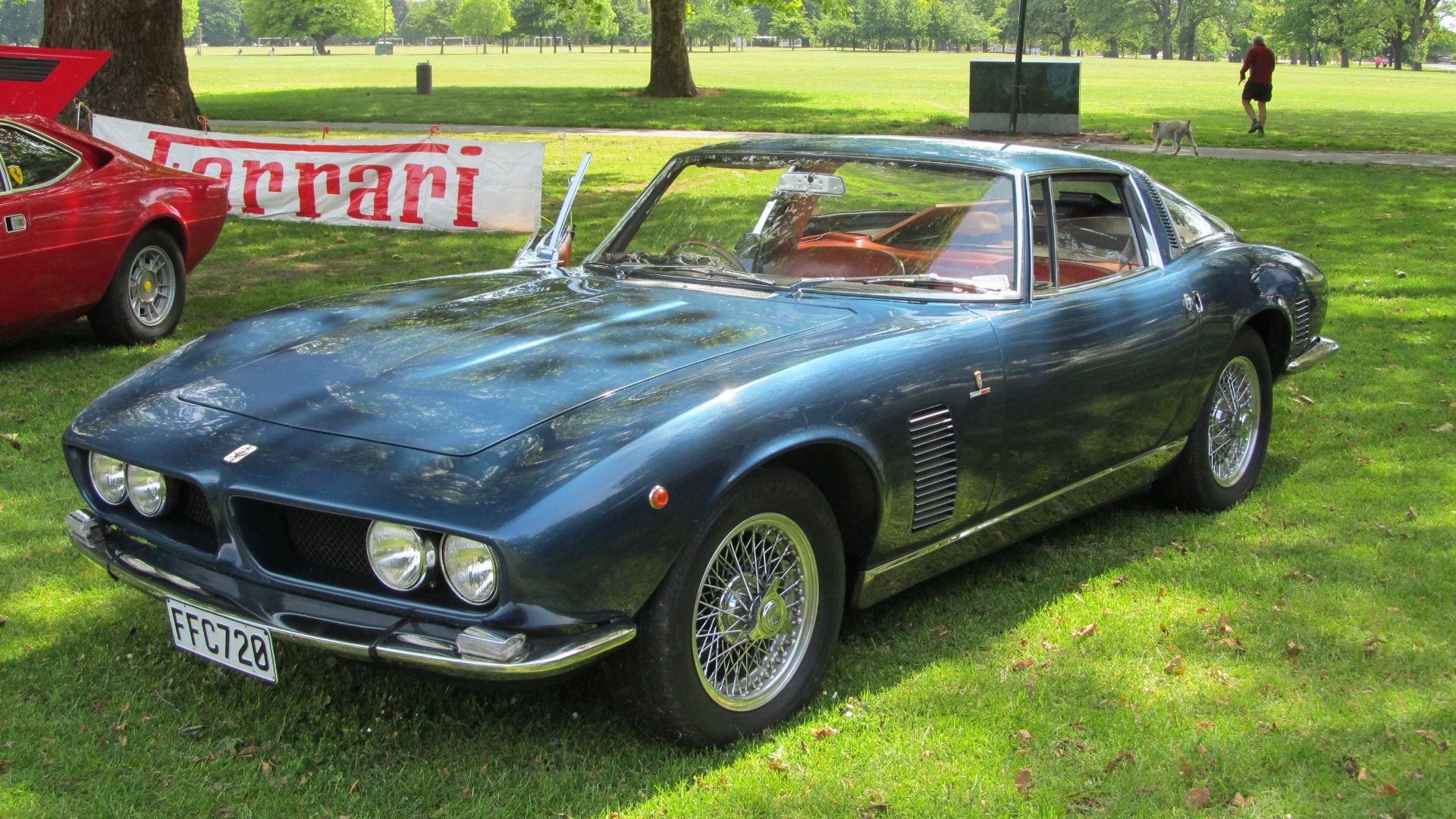 I was absolutely gobsmacked to see this at Italians in the Park yesterday - I had no idea there were any Isos in New Zealand. This Grifo is the exact car that was displayed at the 1966 Earl's Court Motor Show in London, and is one of very few RHD Grifos ever built. It arrived in New Zealand in late 2009 from the UK. I can't even begin to imagine how much it is worth in this condition.

And then I saw what was next to it...