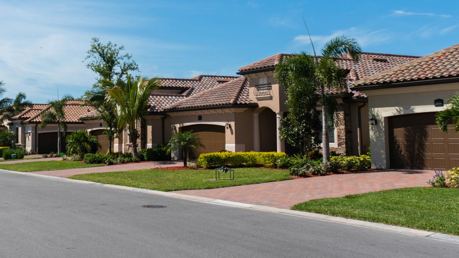 white and brown painted house