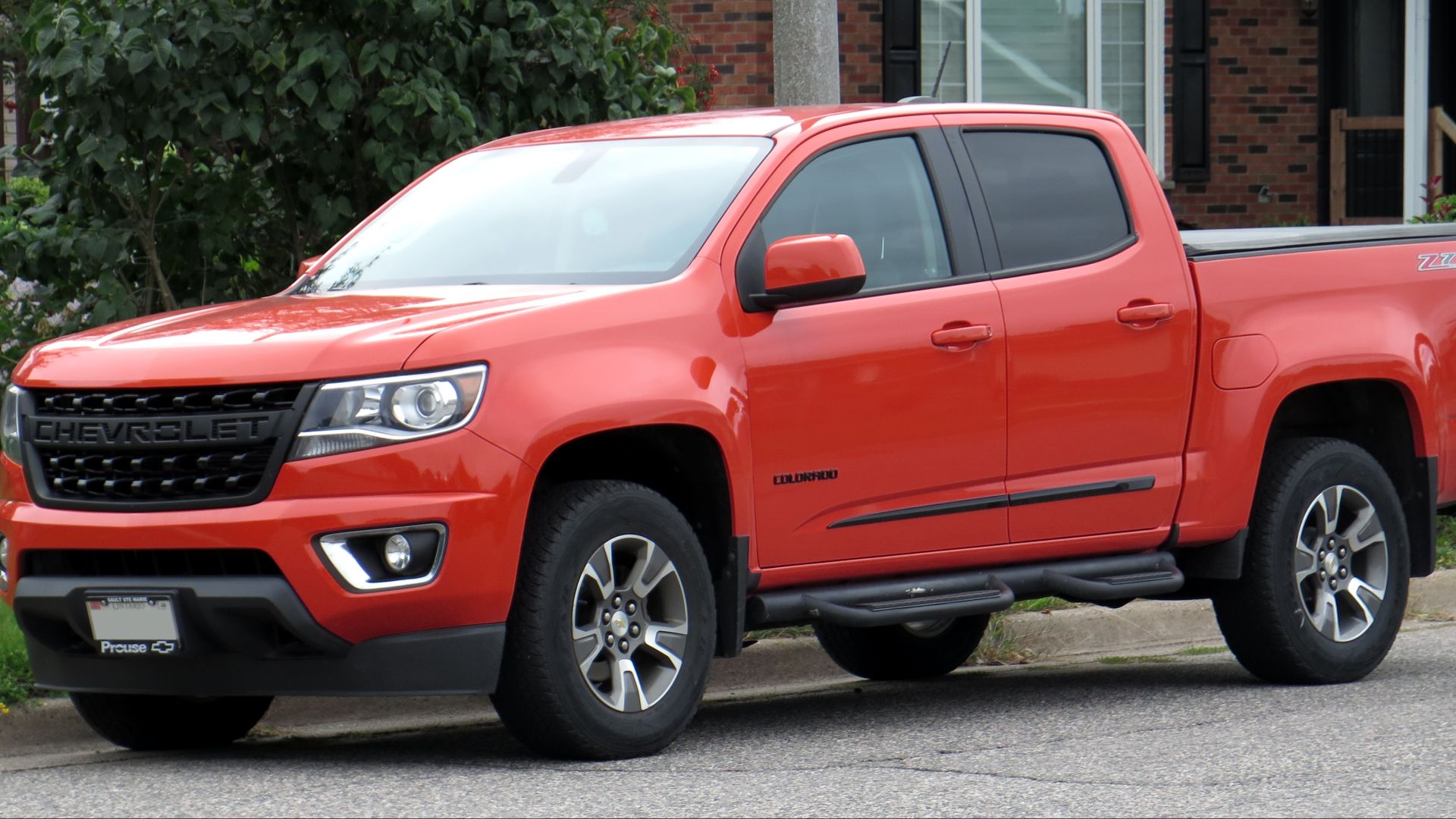 2020 Chevrolet Colorado Crew Cab Short Box Z71 4x4 Trail Runner Special Edition photographed in Sault Ste. Marie, Ontario, Canada.