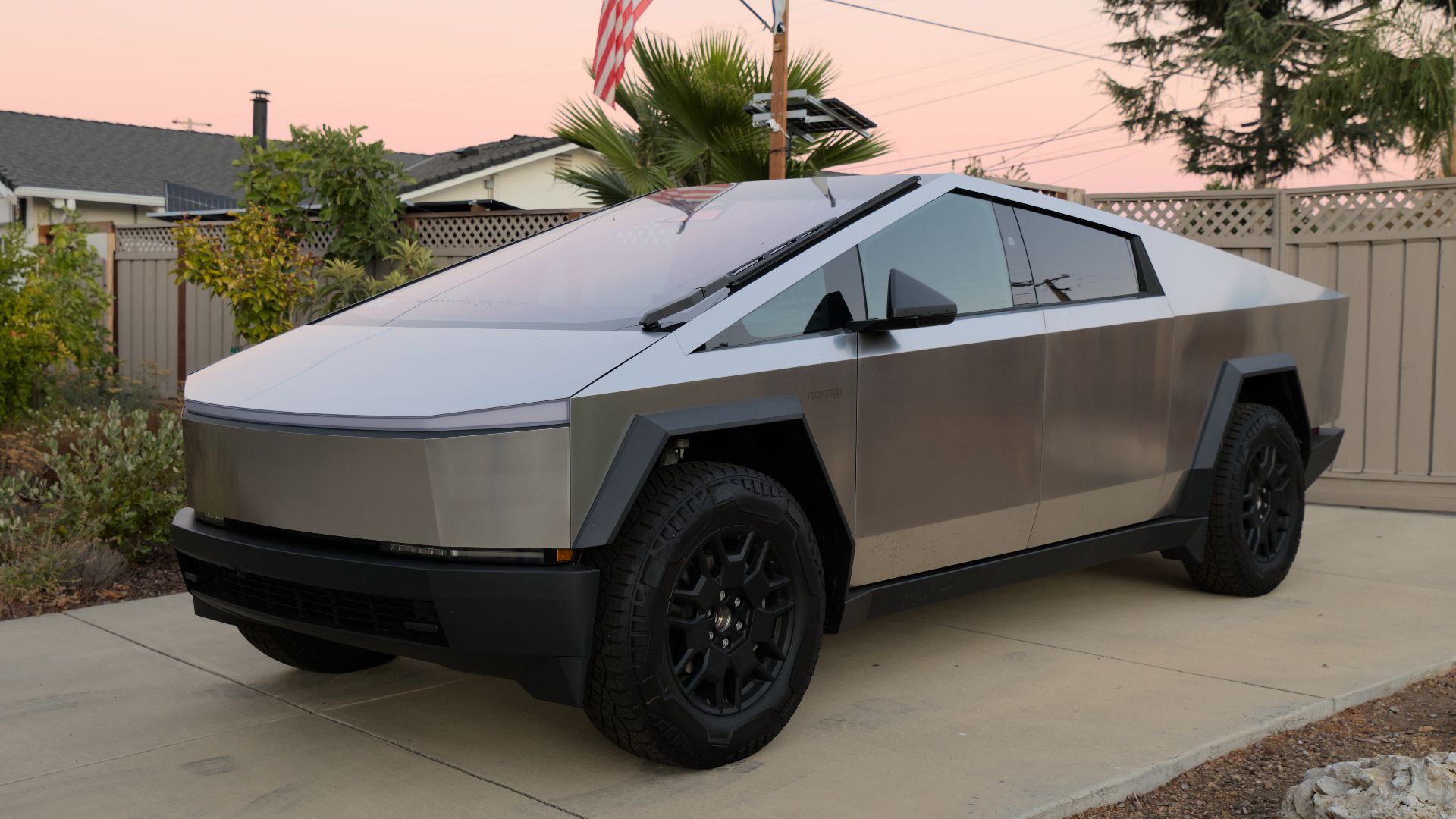A Foundation Series Tesla Cybertruck seen in South San Jose.