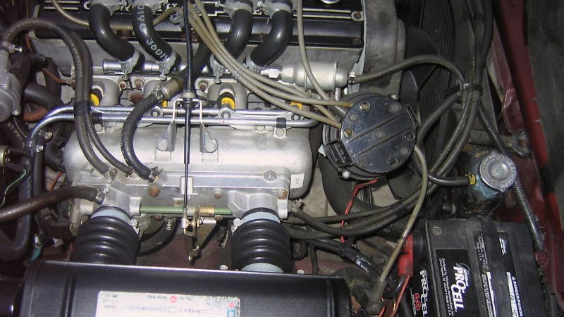 1976 Chevrolet Cosworth Vega engine