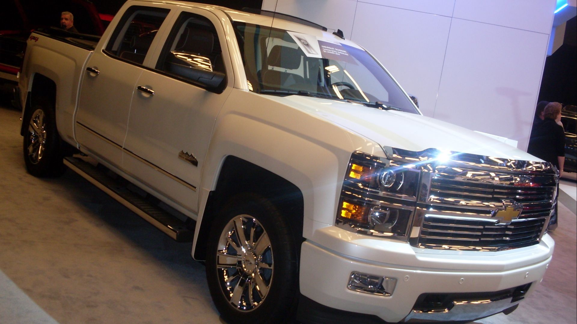 2014 Chevrolet Silverado 1500 photographed in Montreal, Quebec, Canada at the 2014 Montreal International Auto Show.