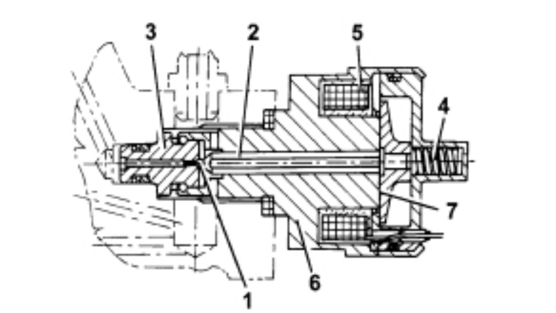 cross section of a bosch high fuel pressure regulator