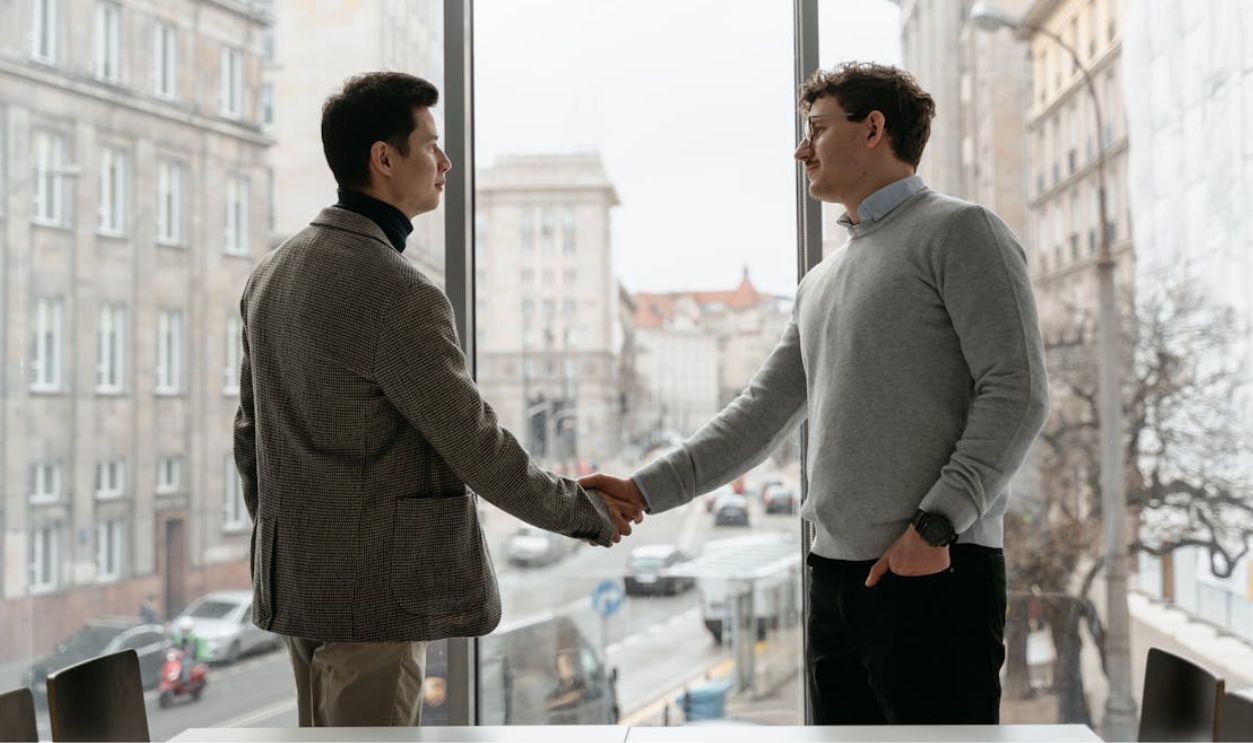 Men Doing a Handshake