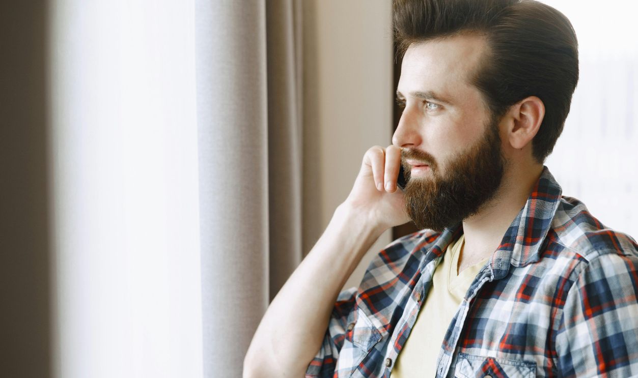 Man talking on Phone