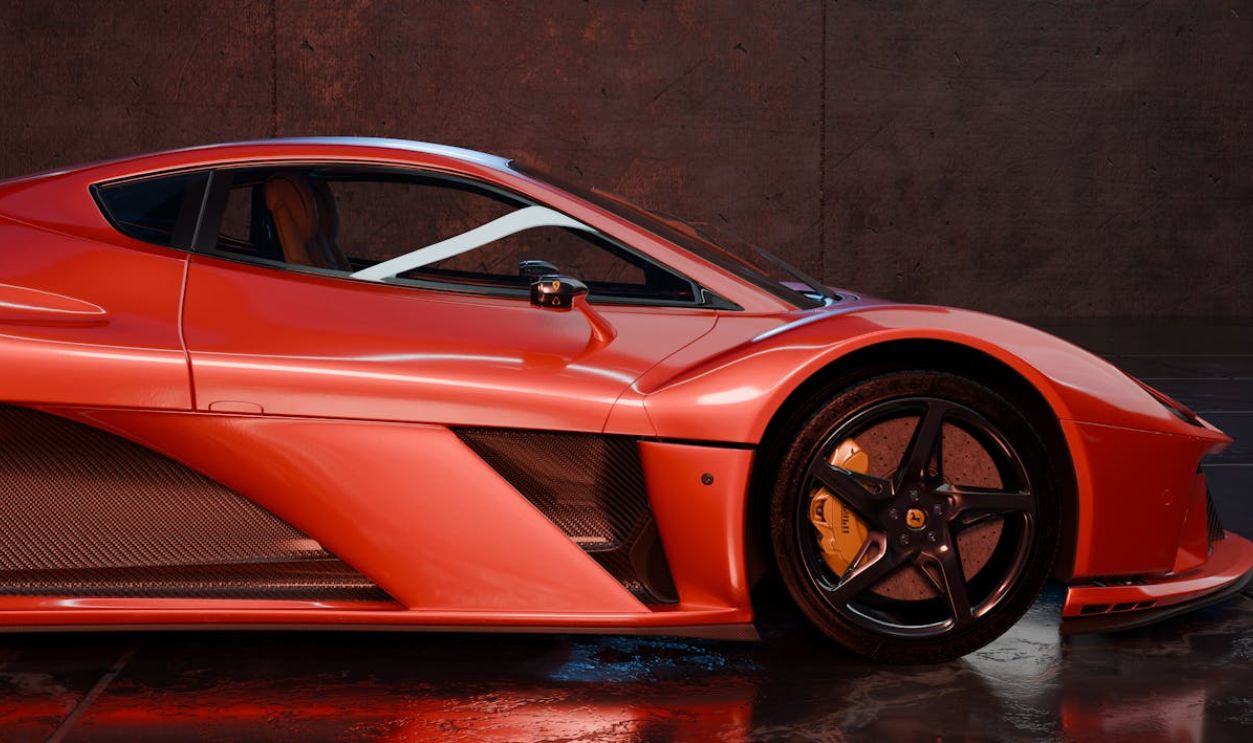 Red Ferrari Supercar