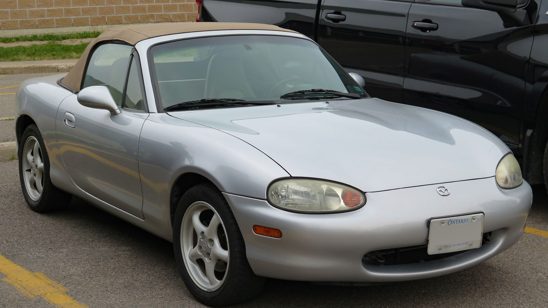 1999 Mazda MX-5 Miata Leather Package photographed in Sault Ste. Marie, Ontario, Canada.