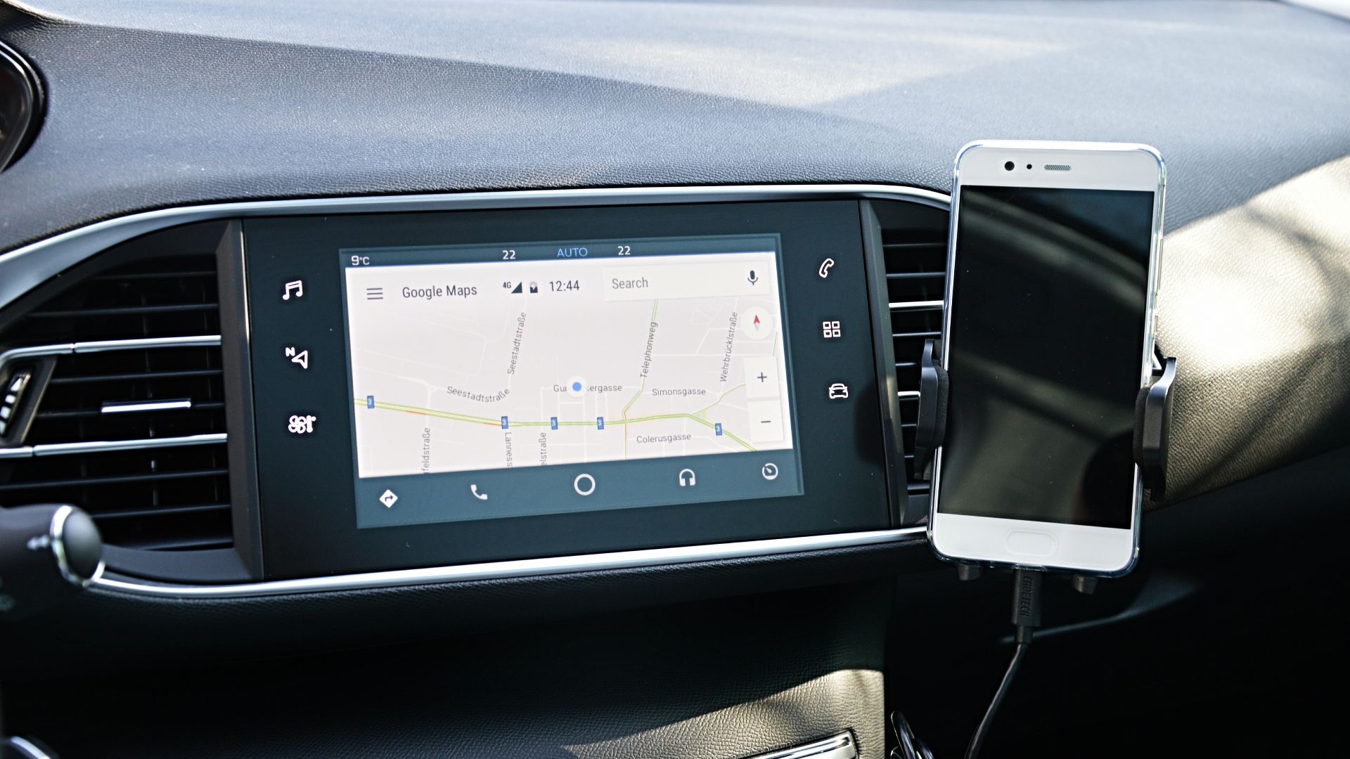 Android Auto in usage
