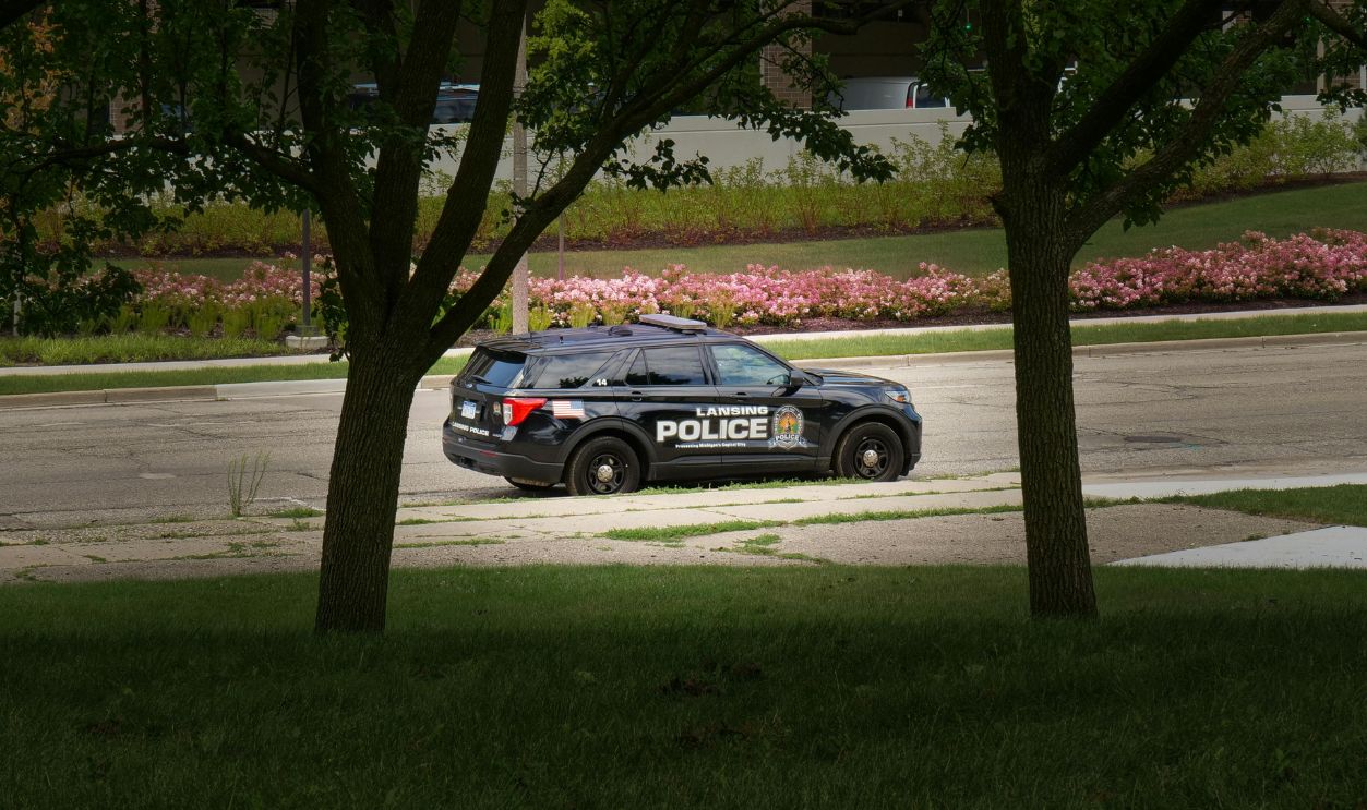 Lansing Police, Downtown Lansing, Michigan Police Car