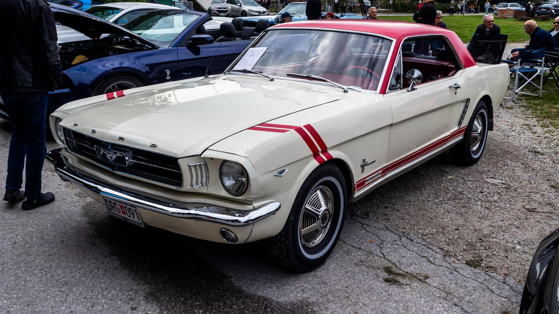 Ford Mustang de 1965 en Klintehamn.