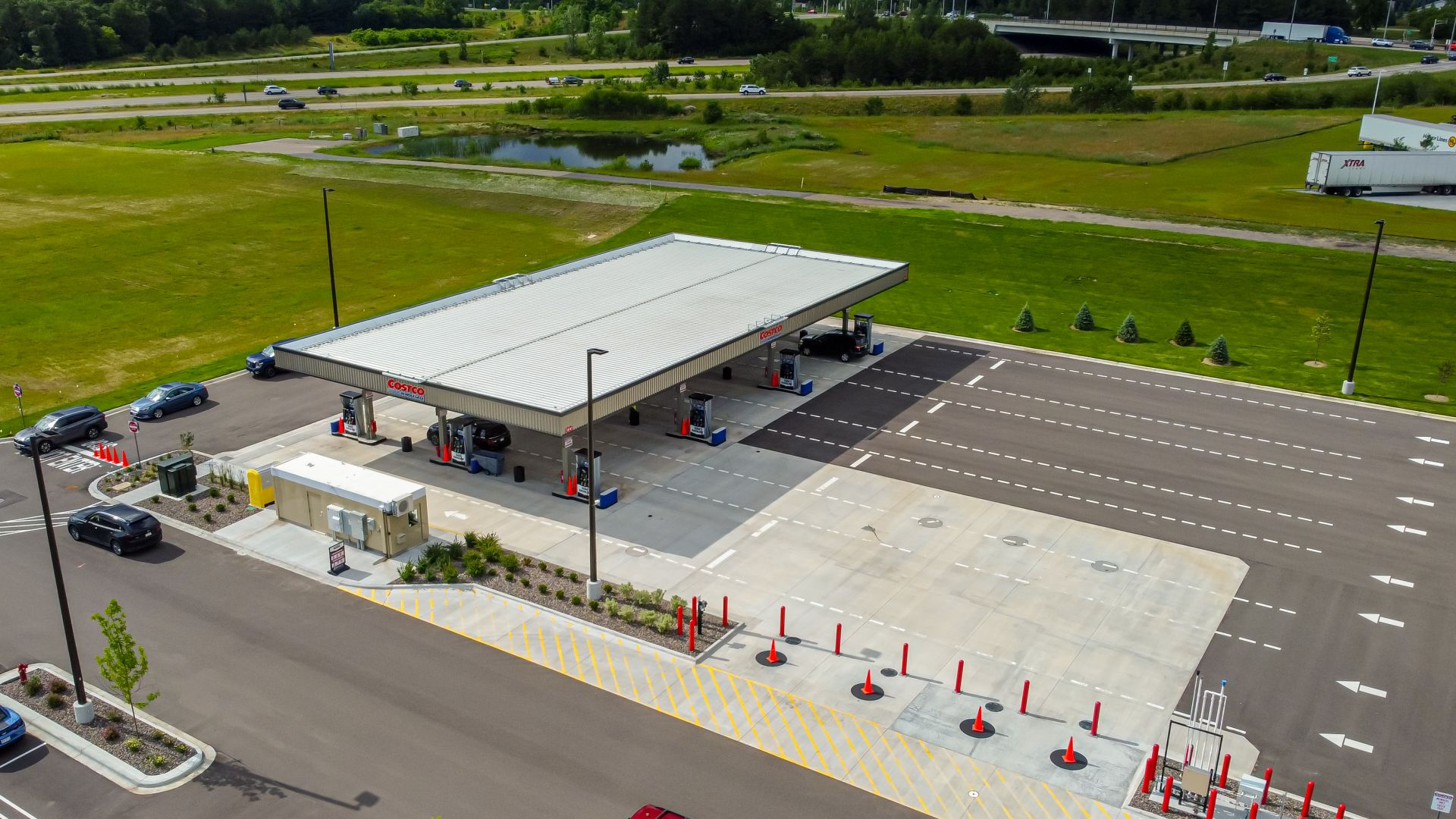 COSTCO gas station in Eau Claire, Wisconsin