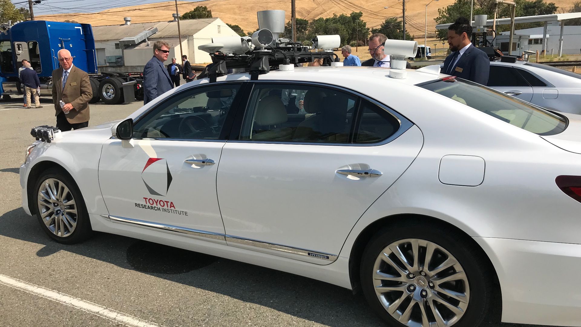 Autonomous vehicle on display
