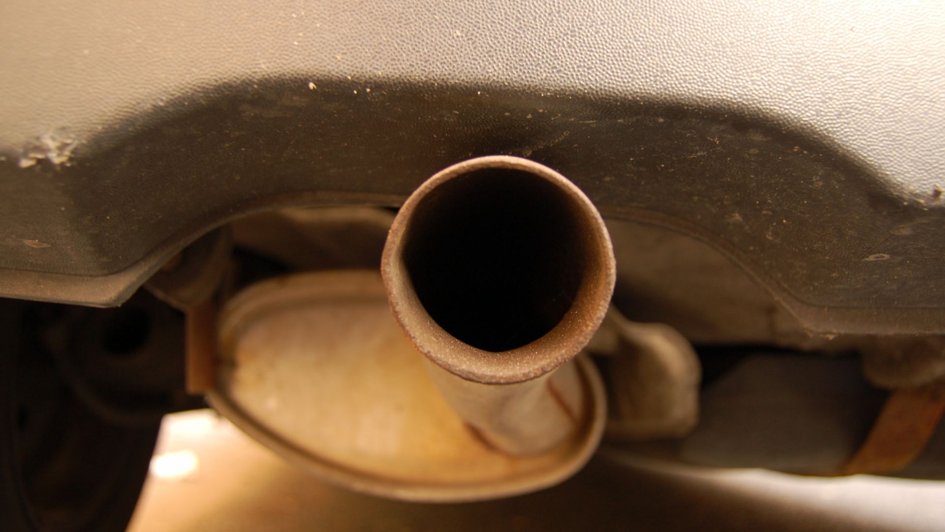 Exhaust pipe of a car