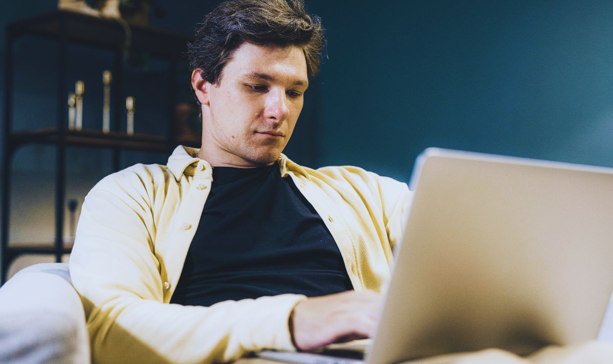 A Man in Yellow Jacket