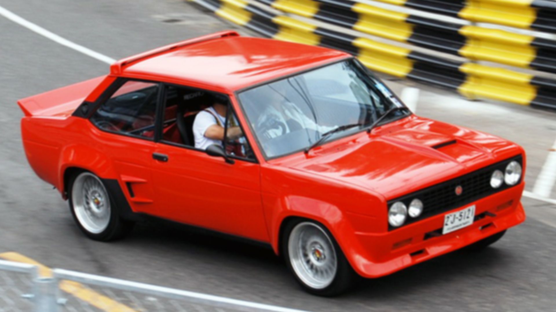 Fiat 131 Abarth (or replica) at the Historic GT-TC Race Parade at the Bangsaen Speed Festival 2007, Chonburi, Thailand