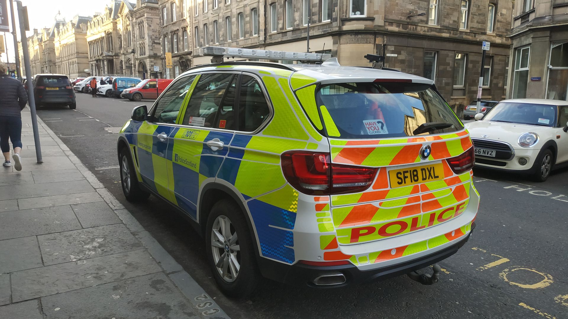 BMW X5 de la police en Ecosse, à Édimbourg