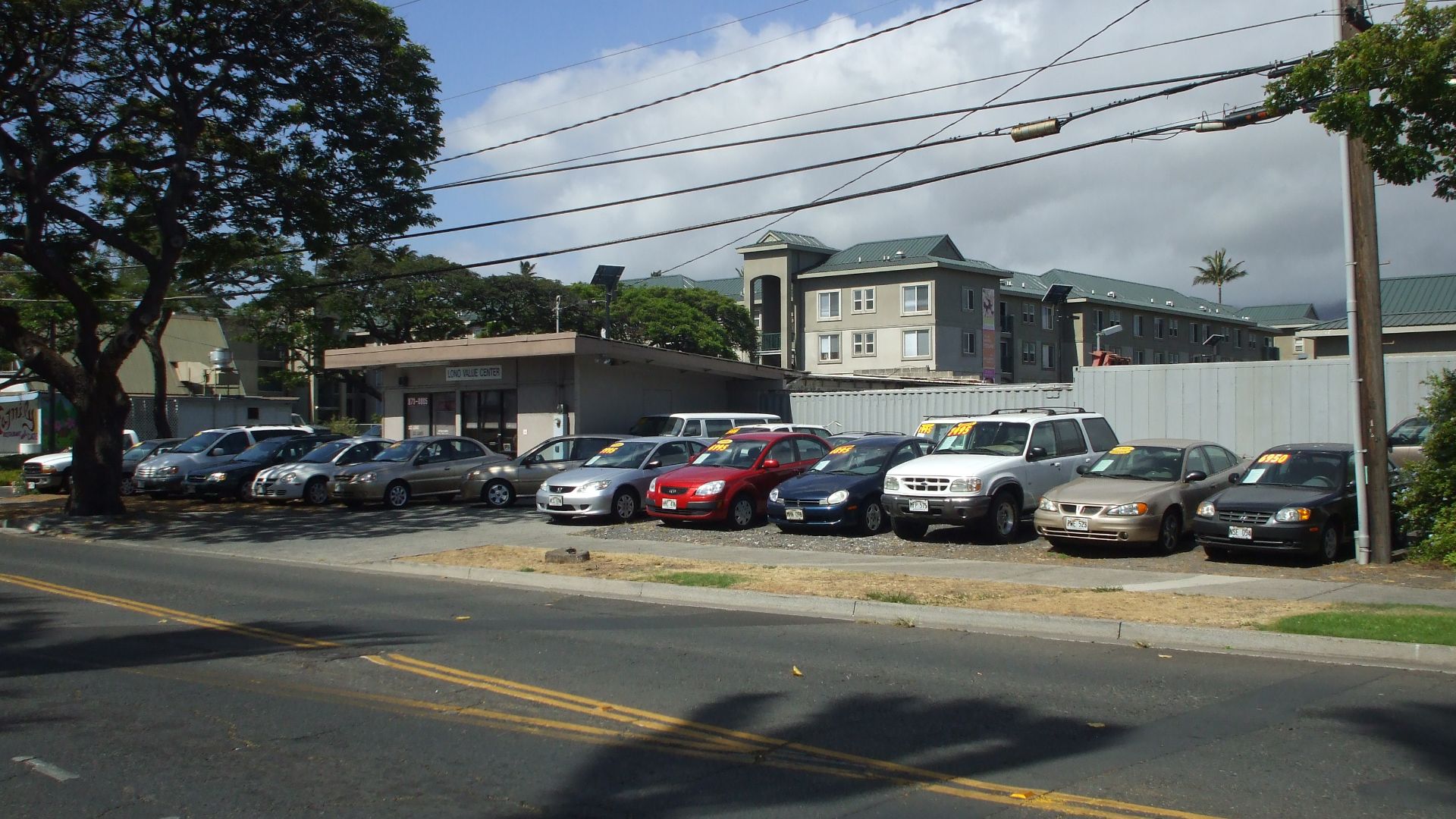Used Car Lot on Maui.