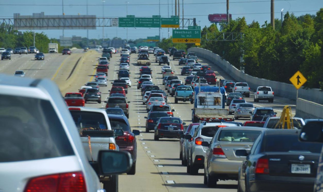 Traffic Jam on Highway