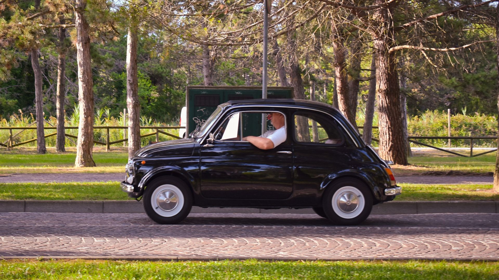 Old Fiat 500 in Bibione