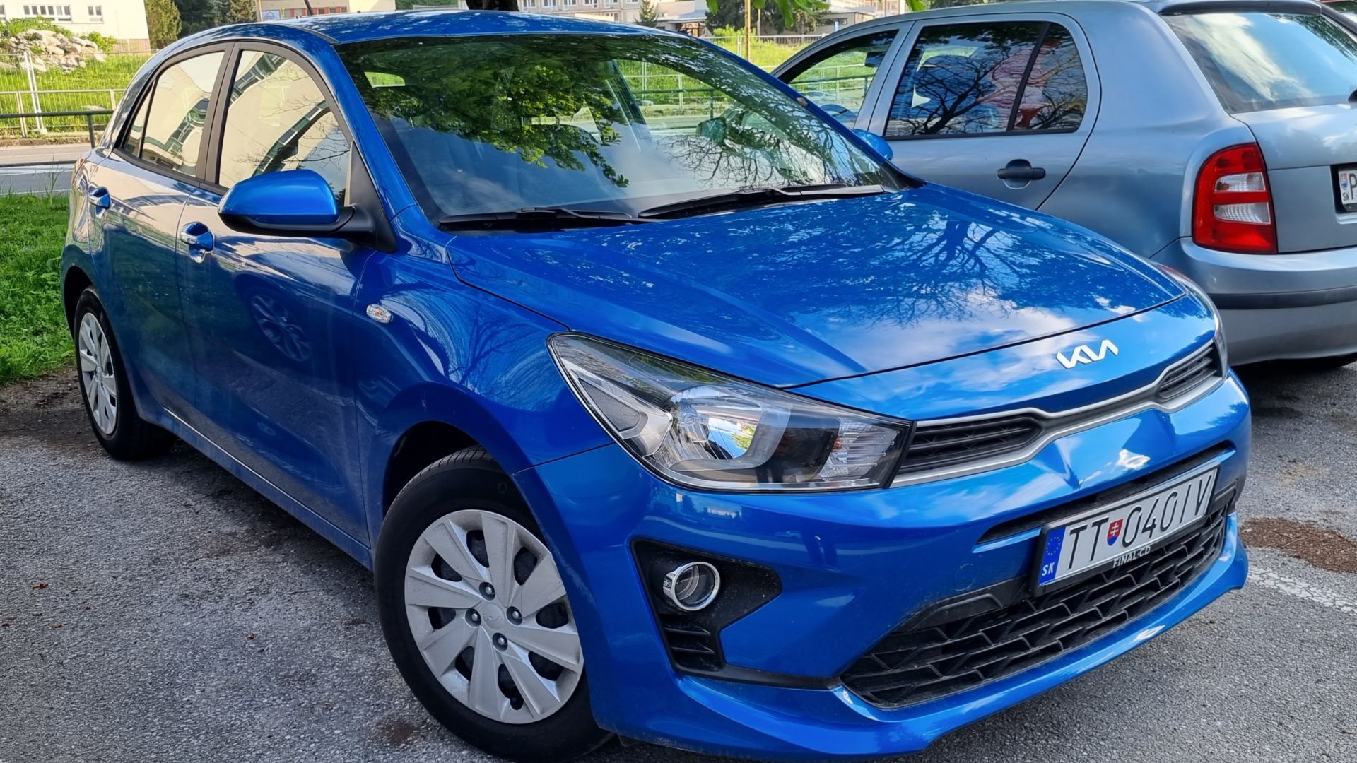 Kia Rio (YB/SC; 2020) seen in Považská Bystrica, Slovakia.