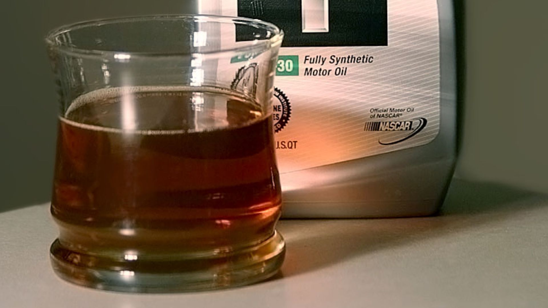 Mobil 1 Synthetic motor oil.