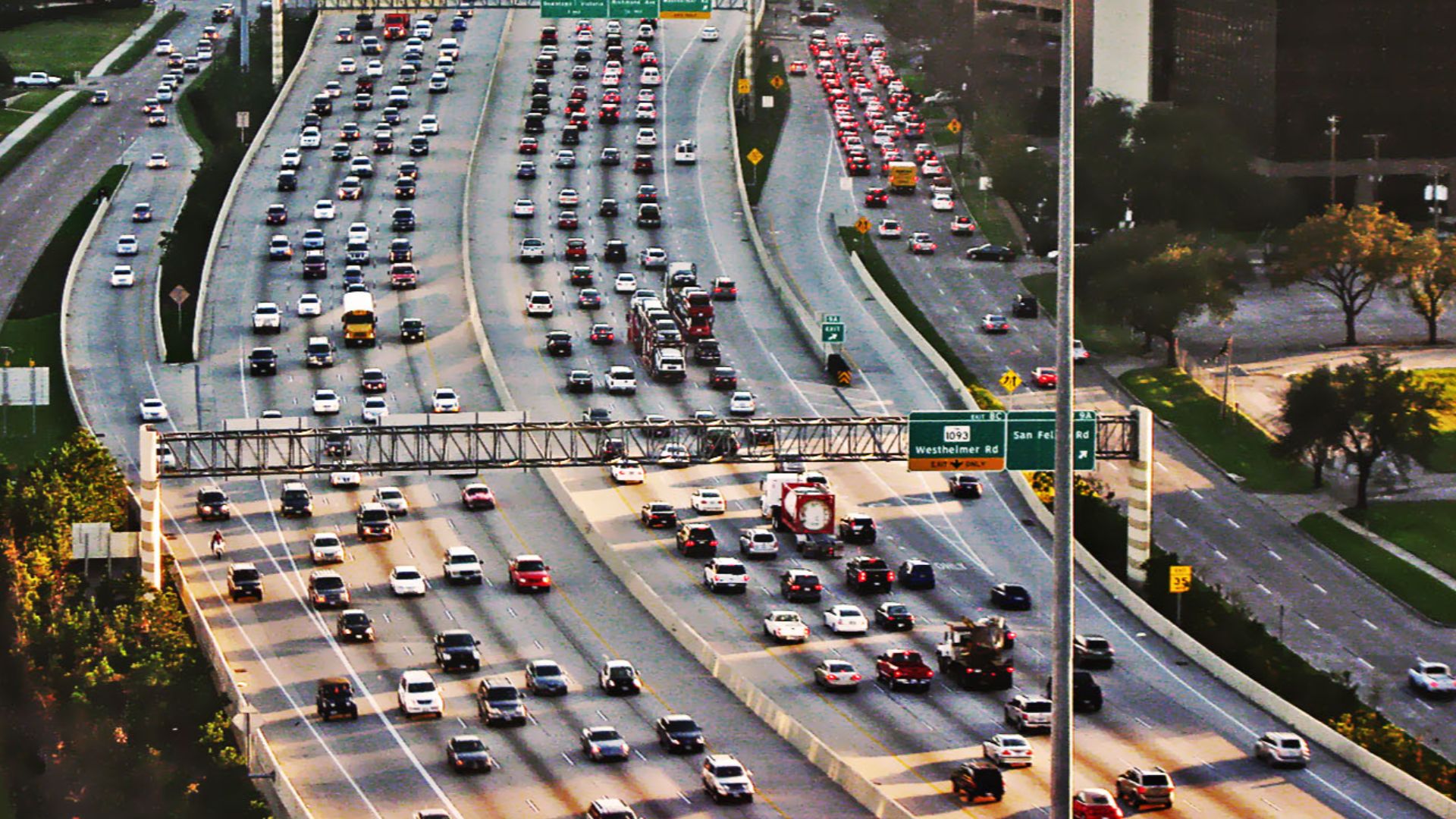 Highway I-610 in Houston.