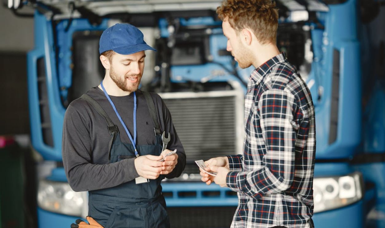 Men Having a Conversation