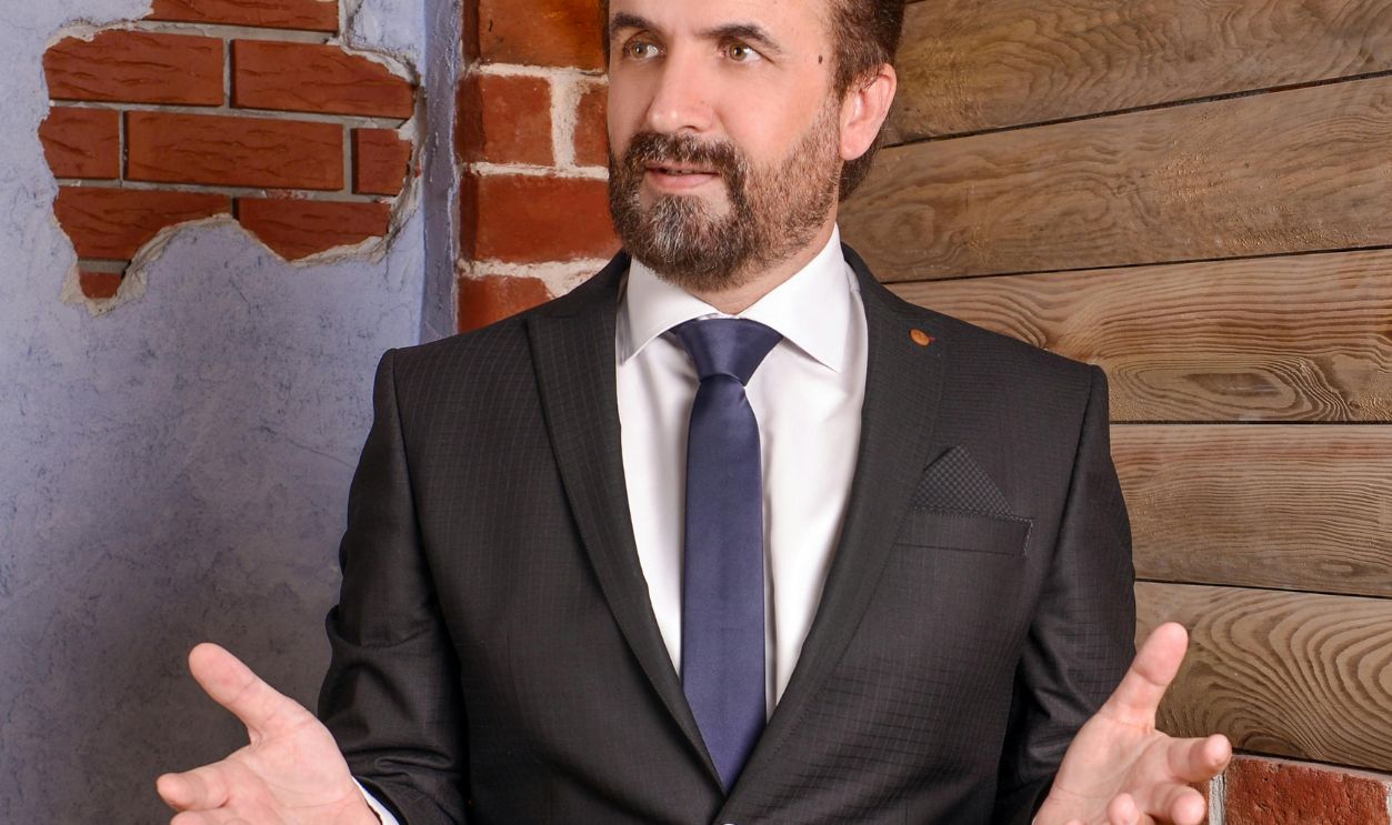 Man in Black Suit Jacket