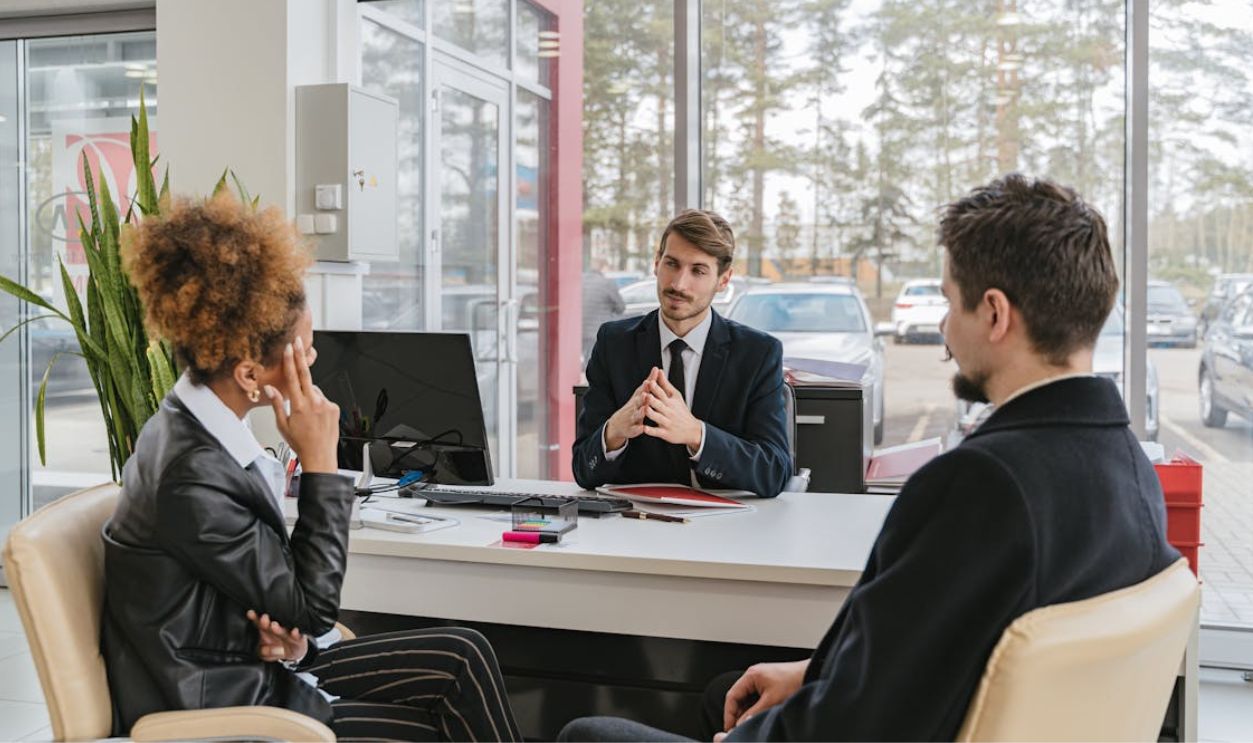 People Sitting in Office Talking