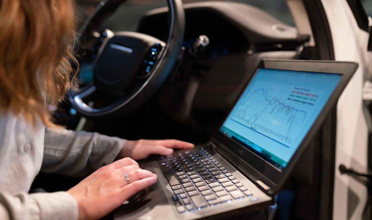 Engineer Testing Sound System