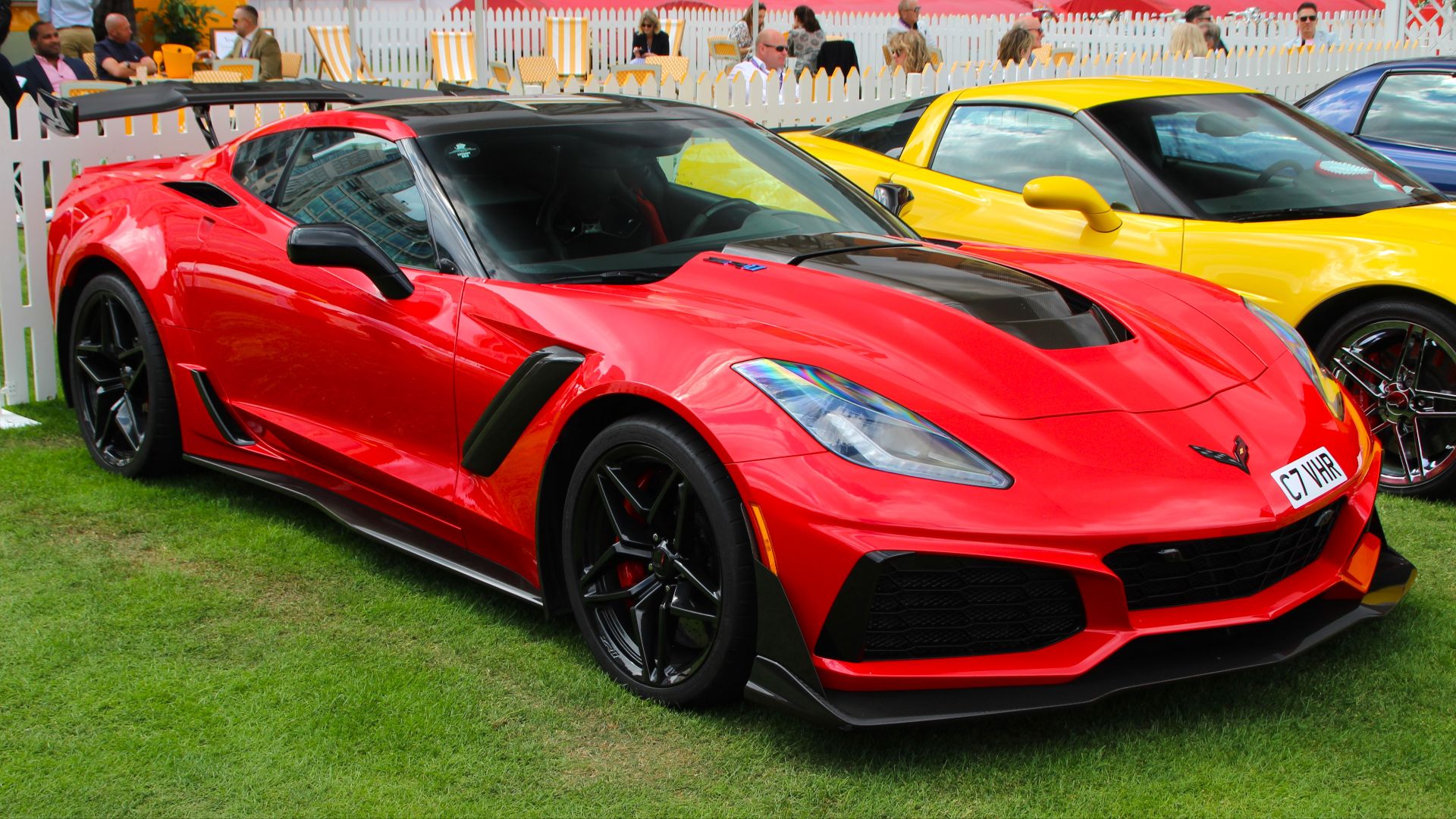 A 2019 Chevrolet Corvette C7 ZR1 taken at London Concours 2024.
