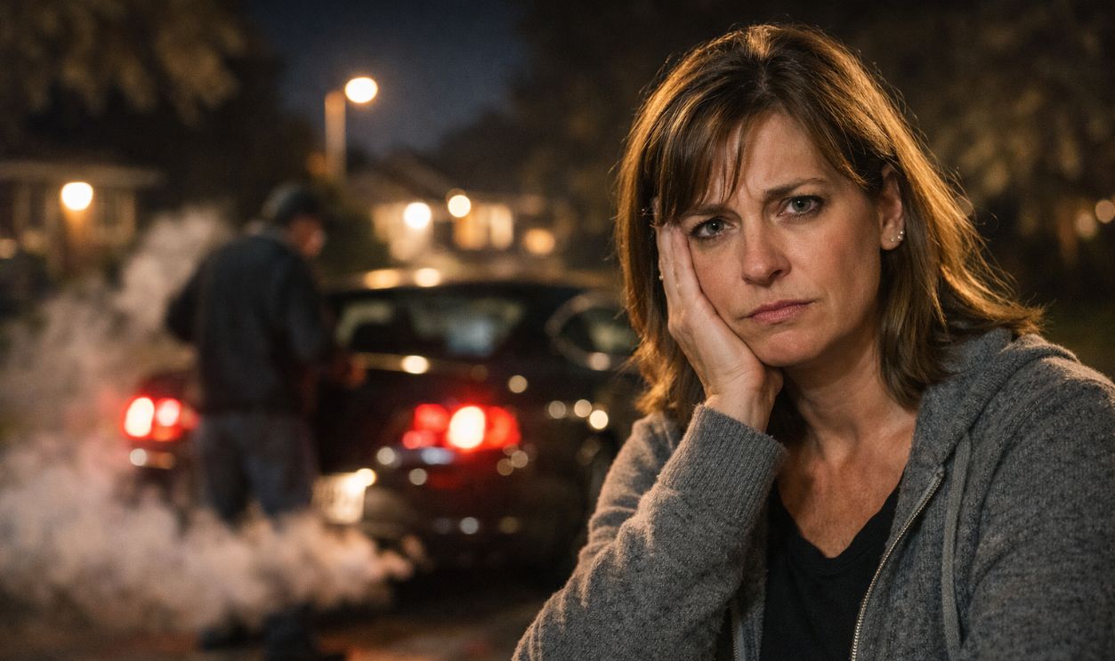 Late night car revving