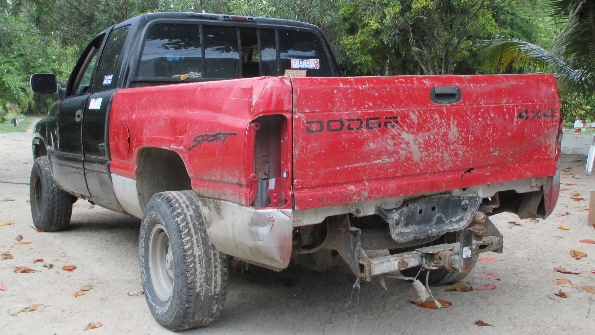 Old Dodge pick-up truck