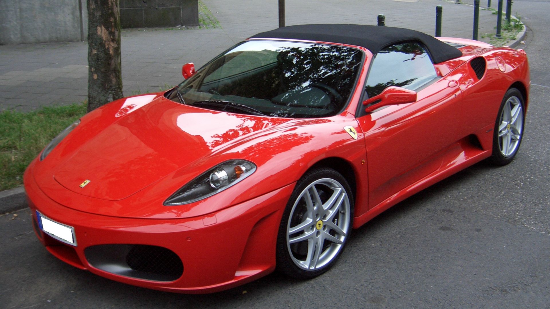 Ferrari F430 Spider, from 2004, seen in Duesseldorf, Germany