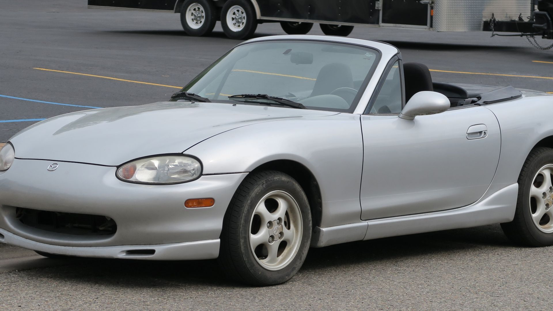 1999 Mazda MX-5 Miata Base photographed in Sault Ste. Marie, Michigan, USA.