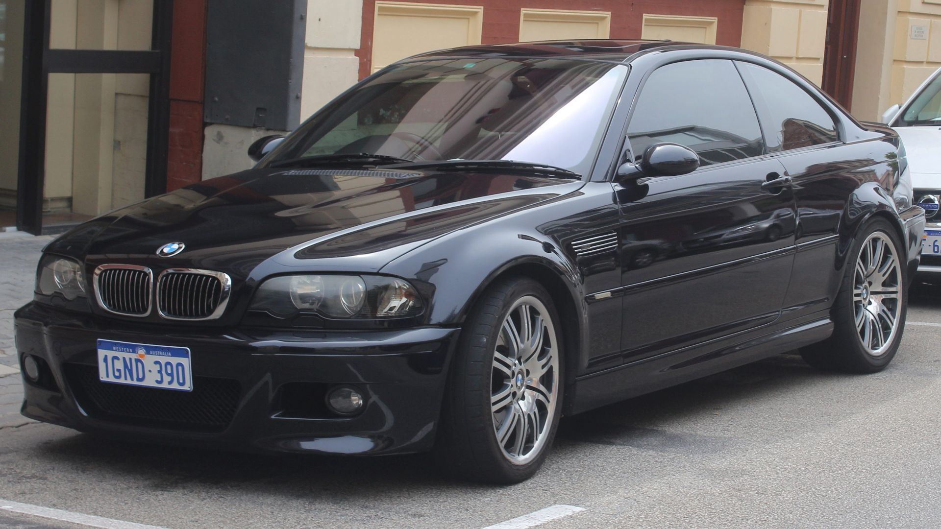 2001-2006 BMW M3 (E46) coupe. Photographed in Fremantle, Western Australia, Australia.