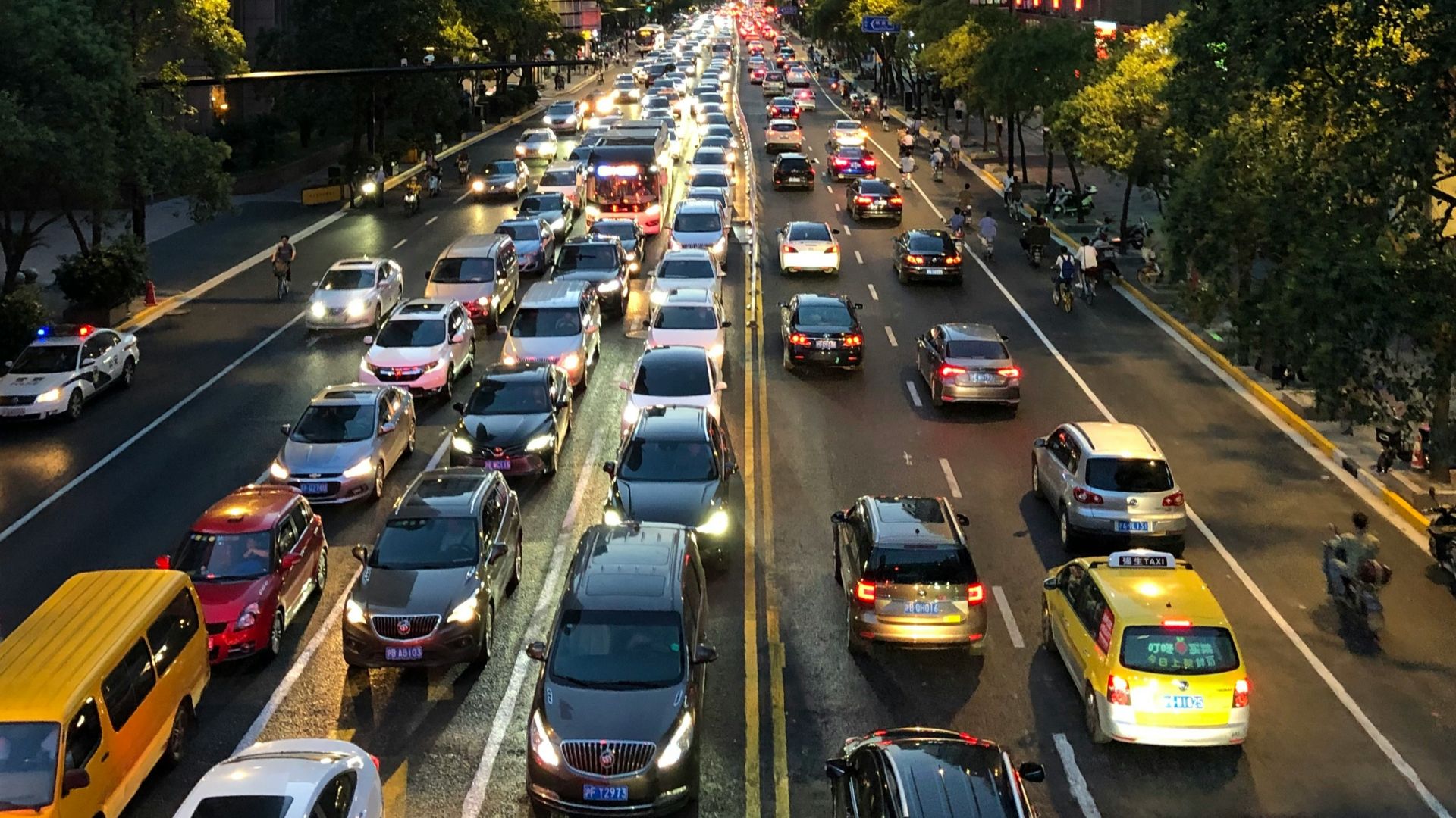 cars on road during daytime