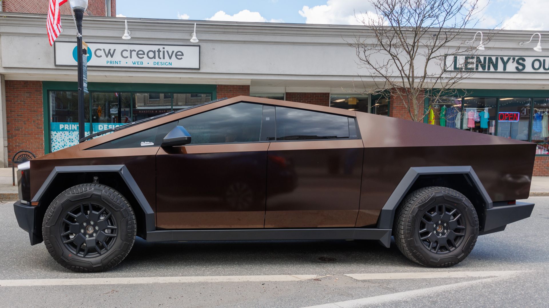 Tesla CyberTruck in Barre, Vermont