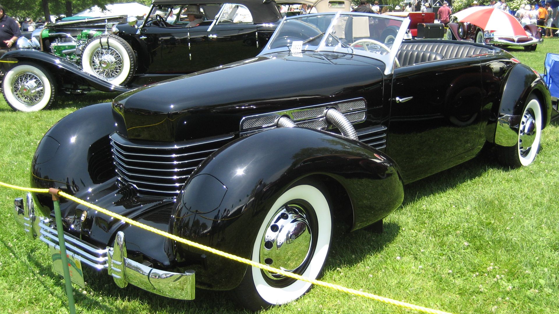 1936 Cord 810 Phaeton photographed at the 2008 Greenwich Concours d'Elegance in Greenwich, Connecticut.