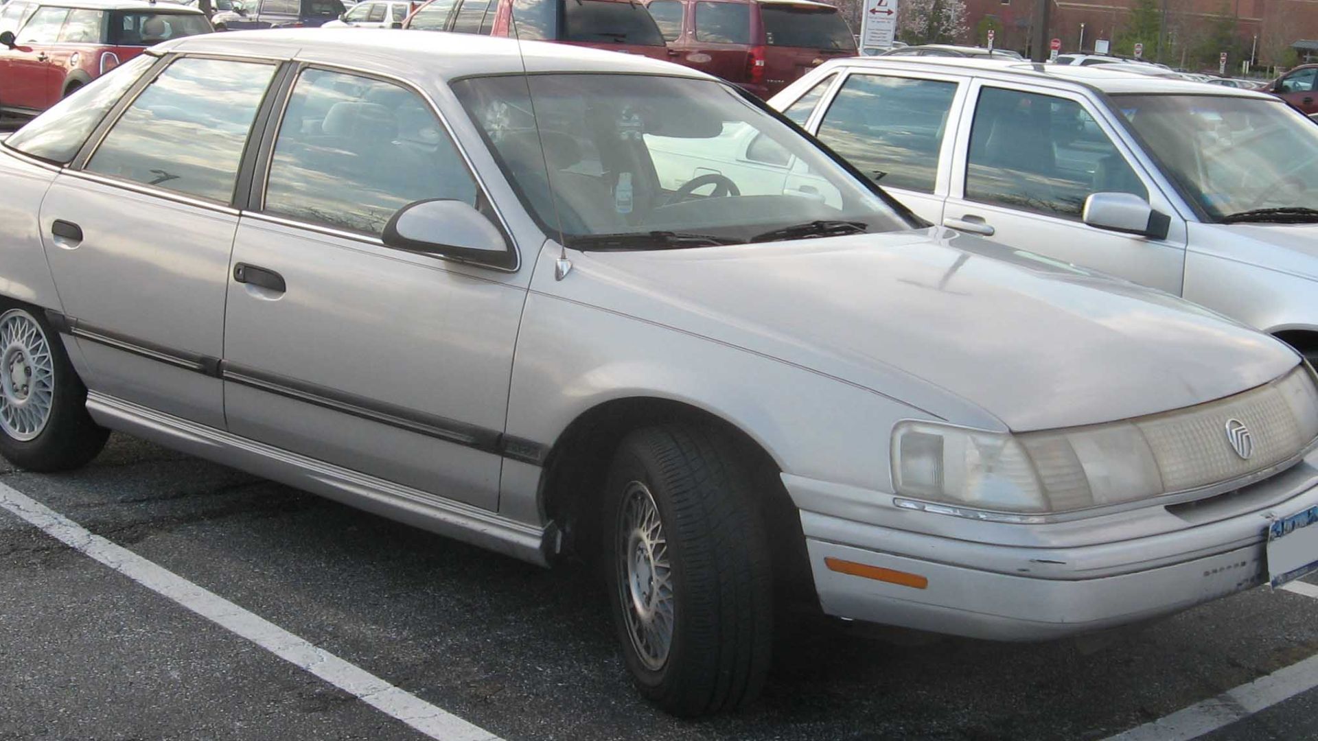 1989-1991 Mercury Sable photographed in College Park, Maryland, USA.
