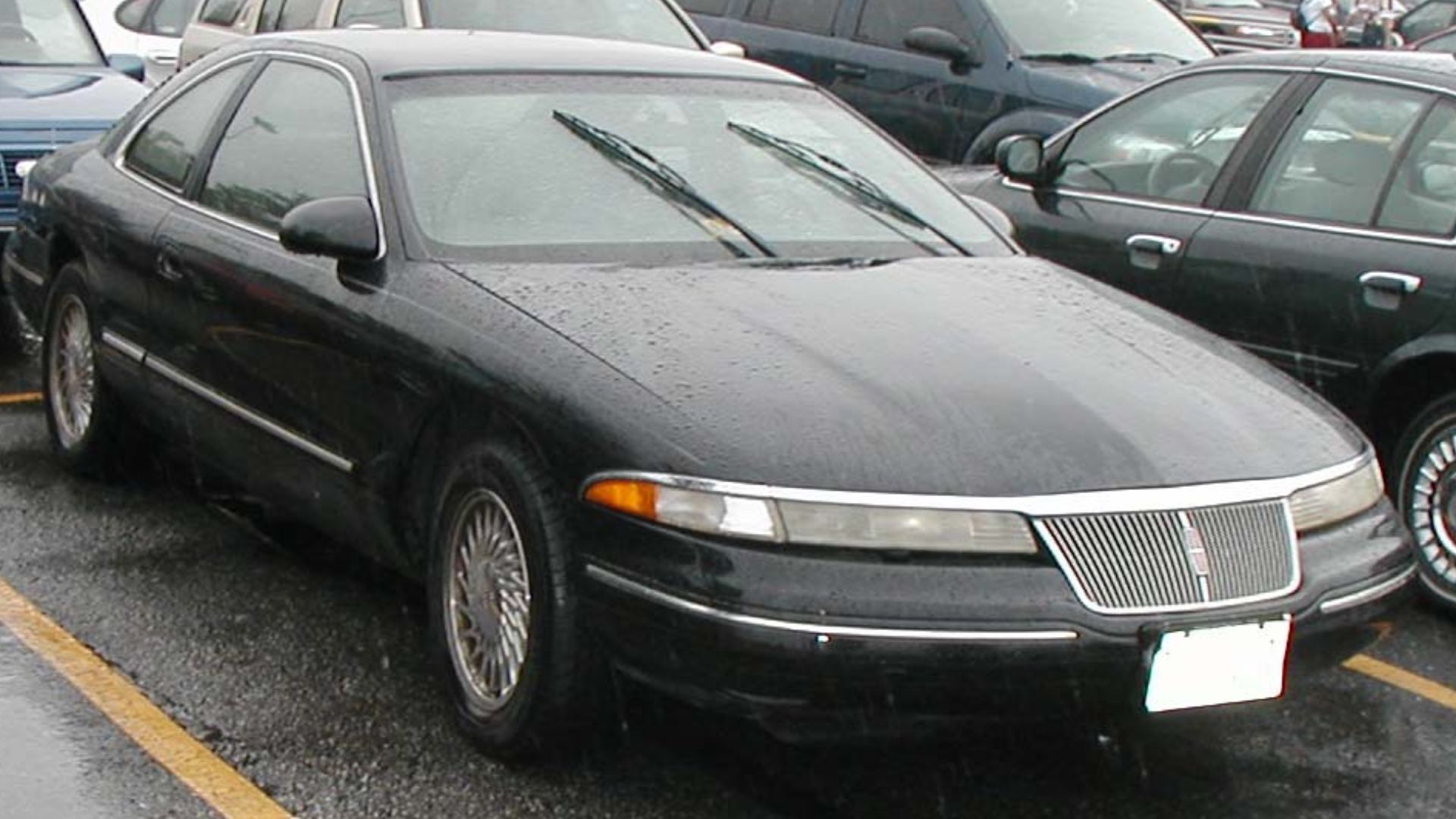 1993-1996 Lincoln Continental Mark VIII photographed in USA.