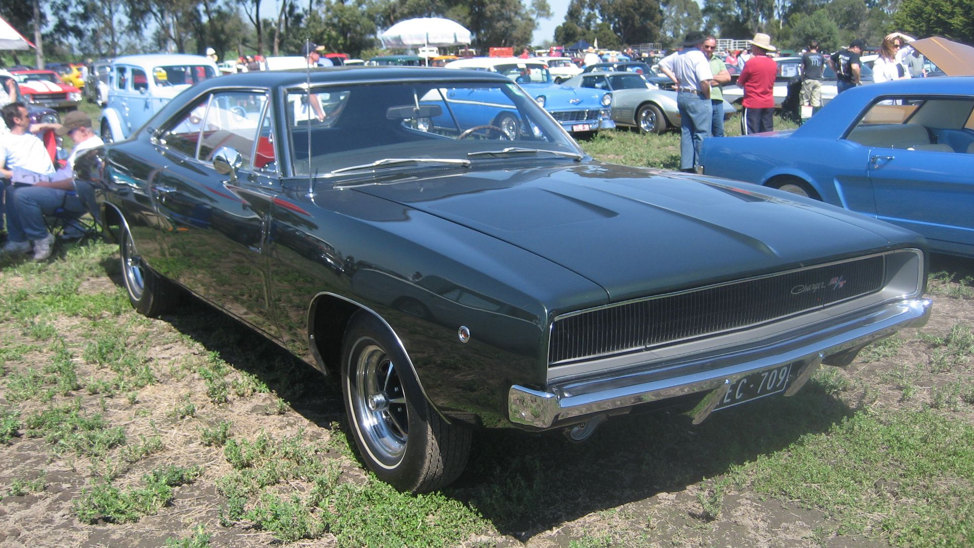 Coke bottle shape muscle car based on the Dodge Coronet made famous in the movie Bullitt.

RT got ; 335bhp 440 standard engine and  425bhp 426 Hemi option